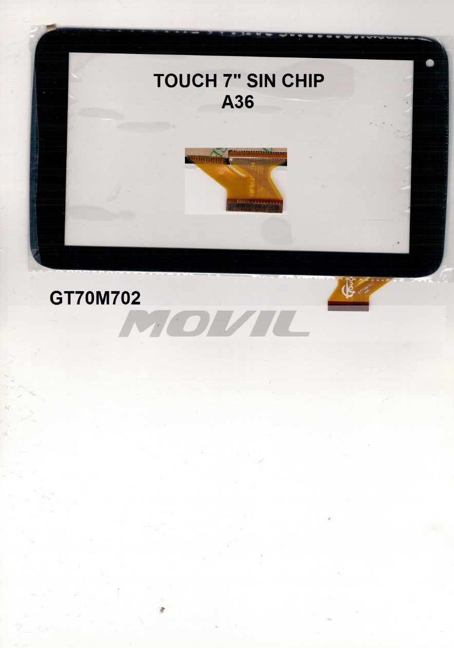 Touch tactil para tablet flex 7 inch SIN CHIP A36 GT70M702